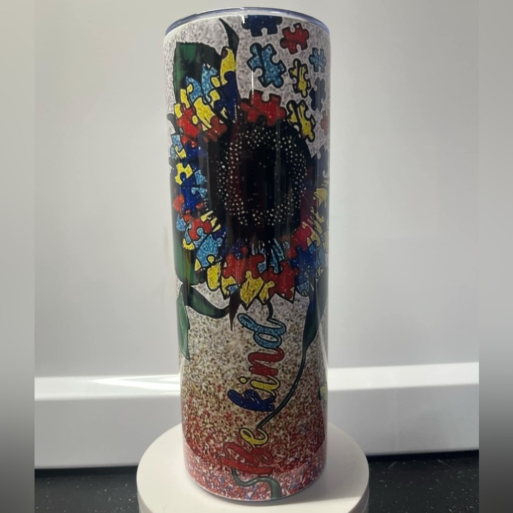 Be Kind Autism Drink Tumbler 20oz